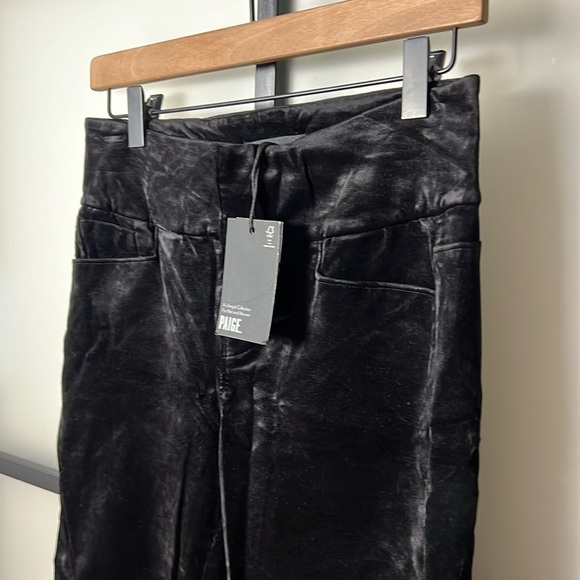 NWT Paige Claudine Flared Velvet Pants Size 25 - Picture 4 of 12